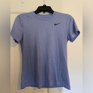 Nike Women's Heathered Purple Short Sleeve Tee